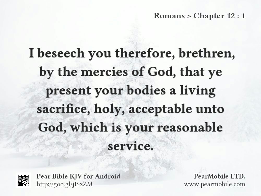 Romans, Chapter 12:1